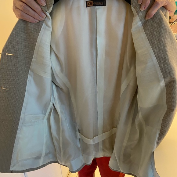 Giorgio's of Palm Beach, beautiful herringbone , extremely soft cashmere blend - Picture 4 of 4